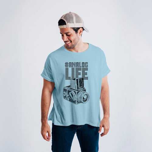 Analog Life T-Shirt | Men | Blue