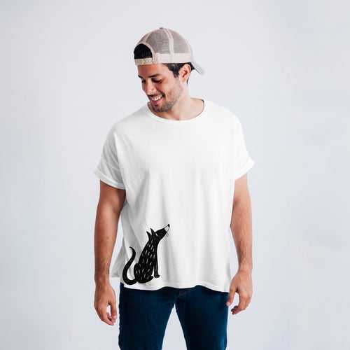 Leica the Dog T-Shirt | Men | White