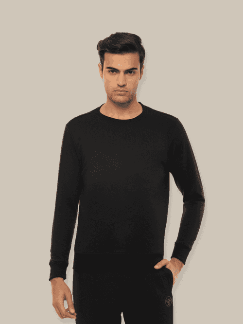 Hummel Eduk Men Black Sweatshirt B2B