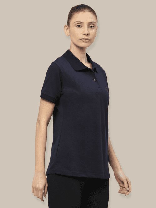 Hummel Kelci Womens Navy B2B Polo
