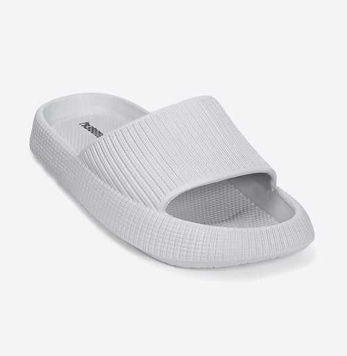hummel TEXTURE SOFT Men's Classic Ultra Soft Sliders/Slippers with Cushion FootBed for Adult  Comfortable & Light Weight  Stylish & Waterproof & Everyday Flip Flops & Chappals for Gents/Boys