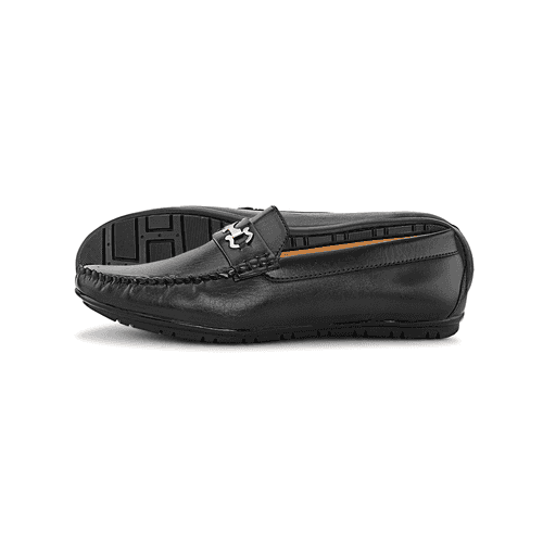 Mocassin Loafer Black with Horsebit Buckle