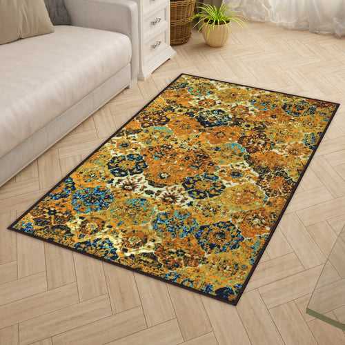 Ethnic Grunge Pattern Multicolor Rustico Rug/Carpet