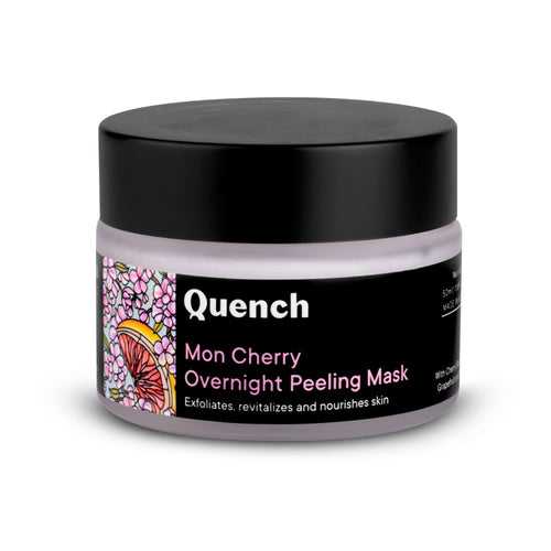 Quench Mon Cherry Overnight Peeling Mask, 50gm