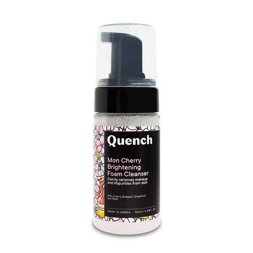 Quench Mon Cherry Brightening Foam Cleanser, 100gm