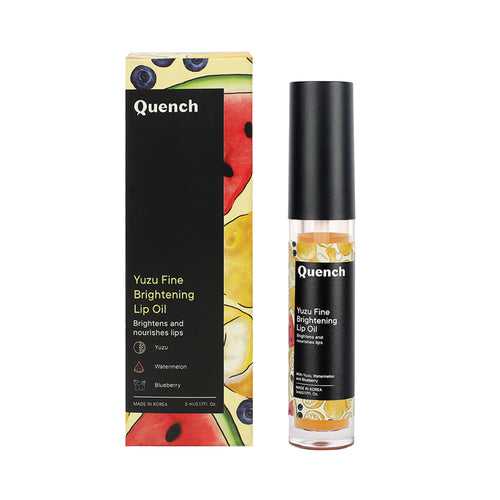 Quench Botanics Yuzu Fine Brightening Lip Oil, 5ml