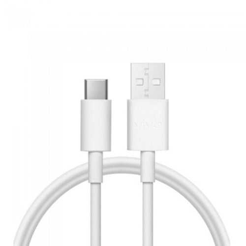 Vivo V29 Lite Original Flashcharge 2.0 Type C Cable And Data Sync Cord-White