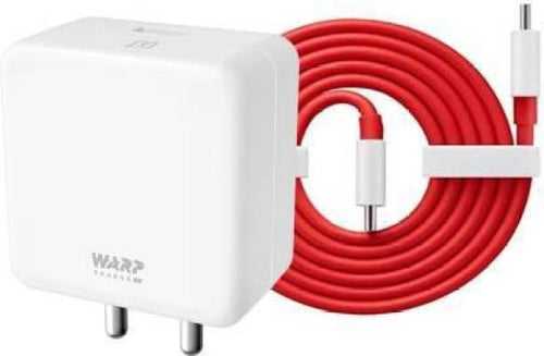 OnePlus Nord N300 5G Warp Charge 6 Amp 30W Mobile Charger With Type C Cable Red