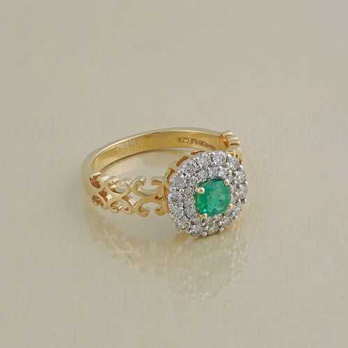 Carmen Emerald Ring