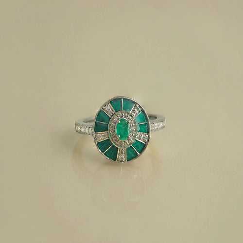 Alex Emerald Ring