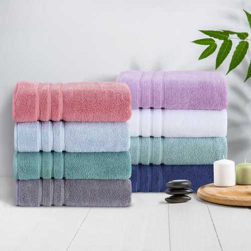 Malako 100% Cotton Zero Twist Bath & Hand Towels (600GSM)