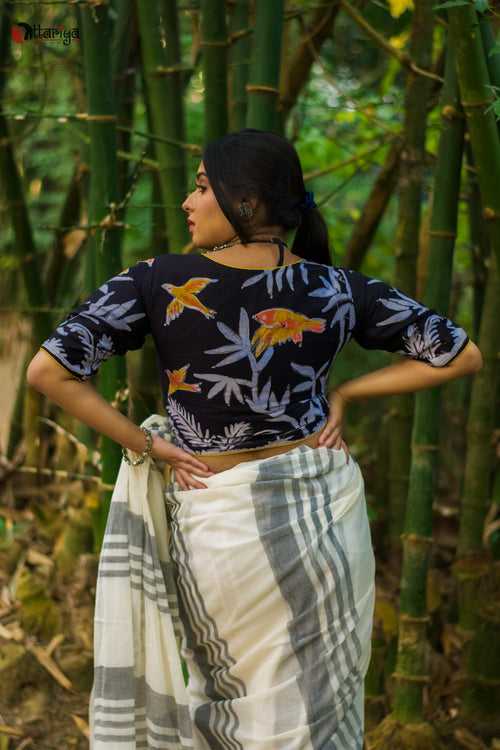 Holud Pakhi Blouse