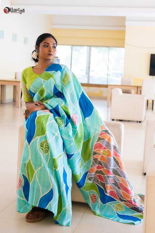 Blossoms Drapes: Saree