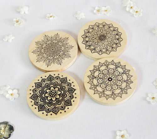 Wooden Coasters set of 4