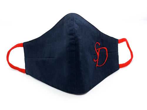 Navy Blue With Red Initials (FM-23)