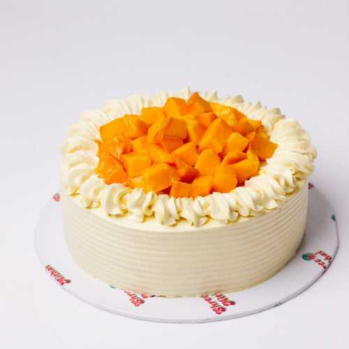 Mango Vanilla Cream Cake