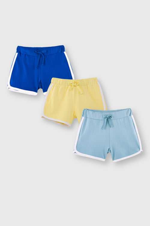 Girls Shorts Pack of 3