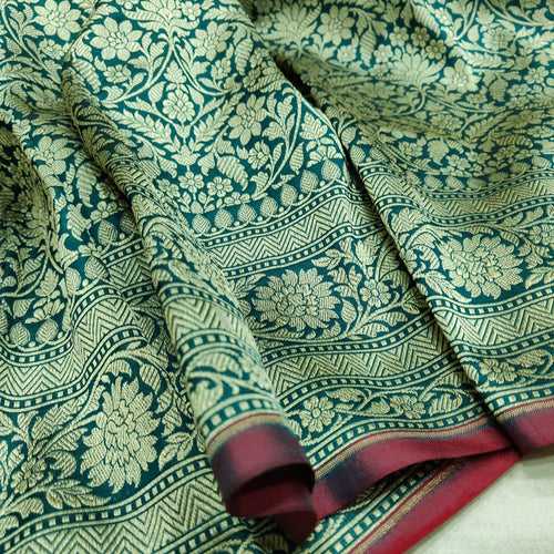 Pure Katan Silk Handwoven Banarasi Saree