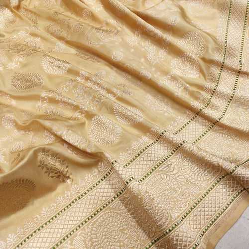 Pure Katan Silk Handwoven Banarasi Saree