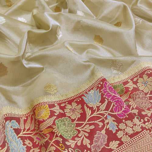 Pure Tissue Silk Handwoven Banarasi Saree