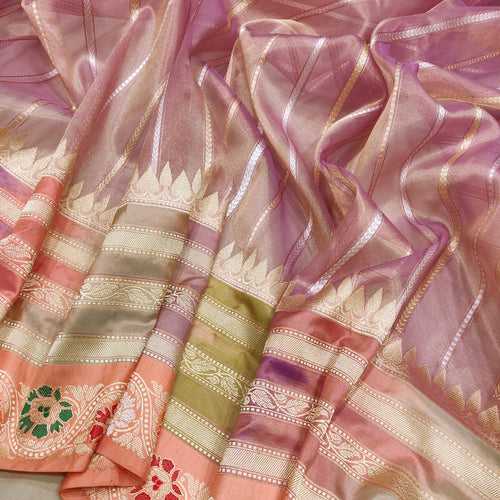 Pure Tissue Silk Handwoven Banarasi Saree