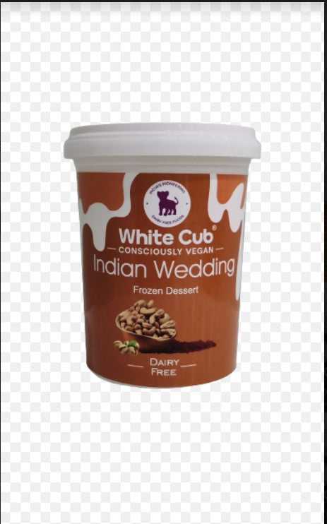 White Cub Icecream Indian Wedding Dairy Free 500 ml