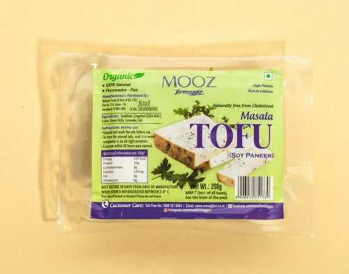 MOOZ Organic Masala Tofu  Soy Paneer 200gm Mumbai Only