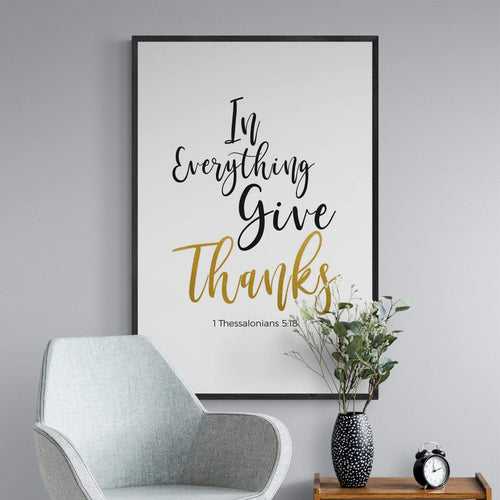 In Everything Give Thanks