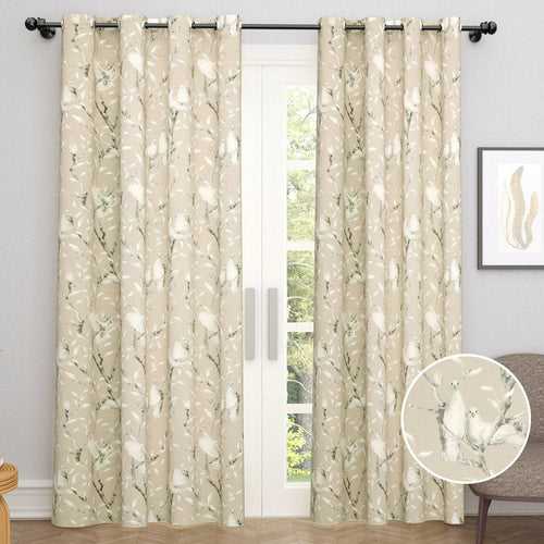 Feather Elegance Curtain Set