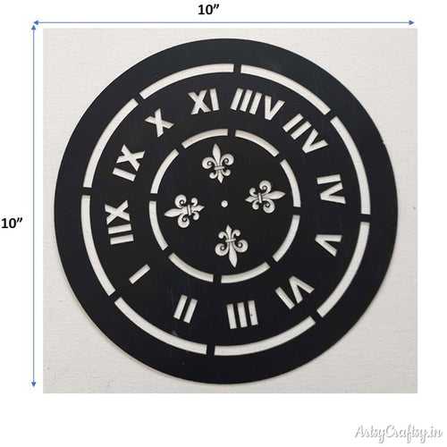 Clock Roman Number Stencil