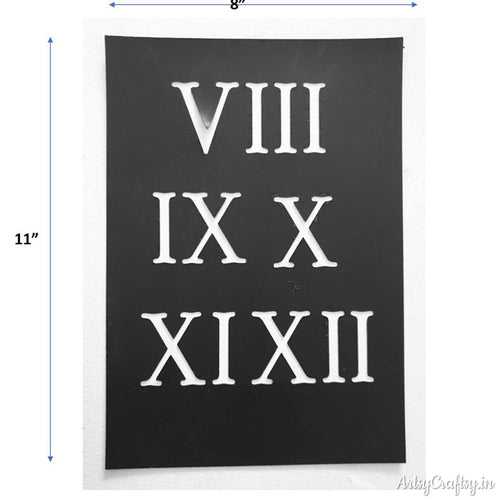 Roman Number Stencil