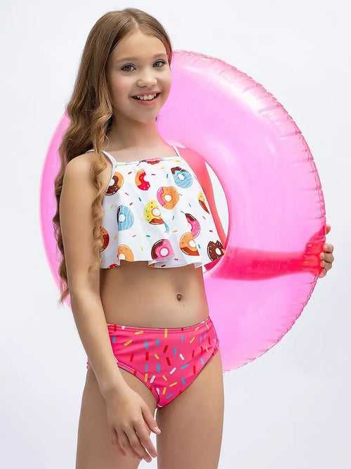 Donut Ruffle Bikini Set
