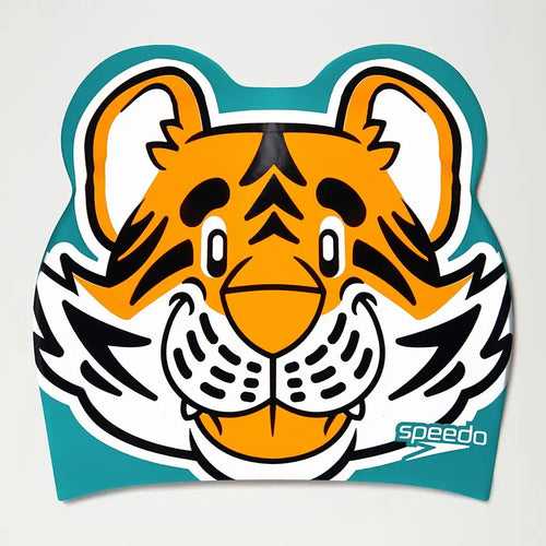 Aanadi Tiger Cub Printed Swim Cap