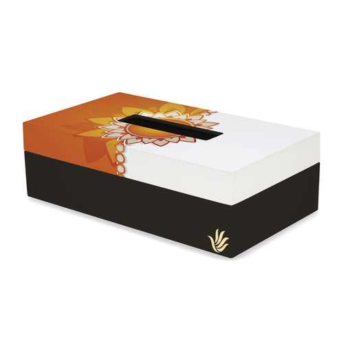 Rakhee Orange Tissue Box