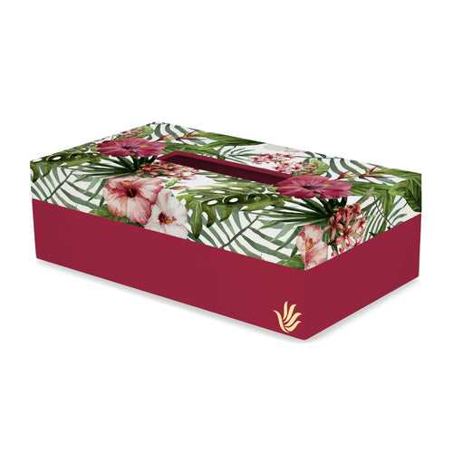Tropical Hibiscus R Tissue Box