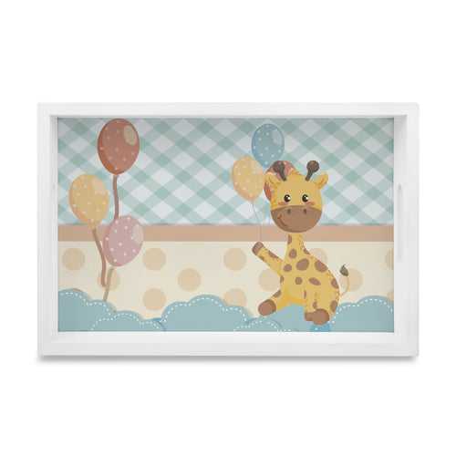 Baby Giraffe Rectangular Tray for Children