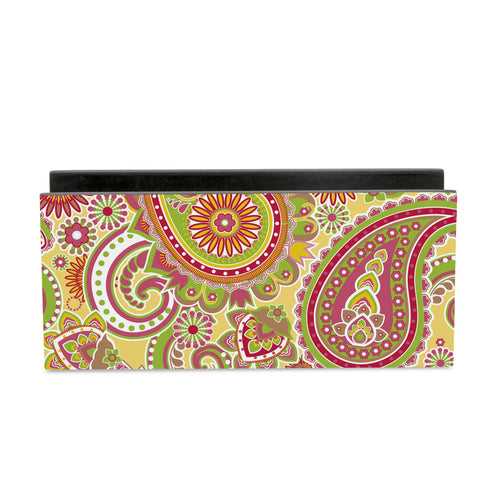 Yellow Paisley Tissue Stand