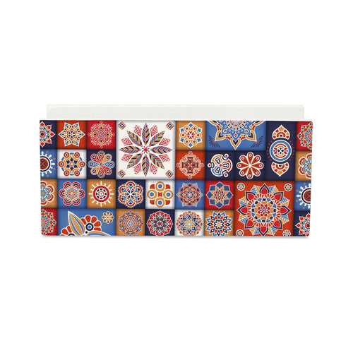 Floral Tiles Tissue Stand