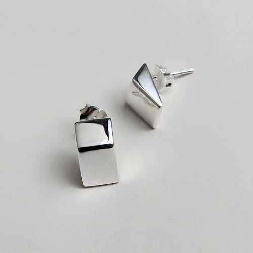 Unisex art deco  studs