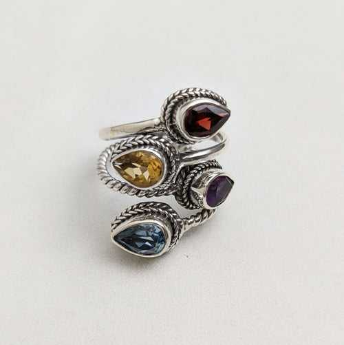 Multi stone ring