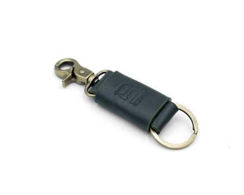 Leather Key Loop (Army Green)