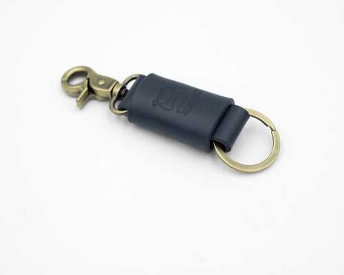 Leather Key Loop (Midnight Blue)