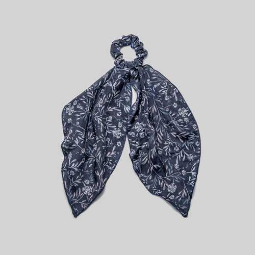 Skinny Scarf Scrunchies (Midas Blue, Lotus Blossom)