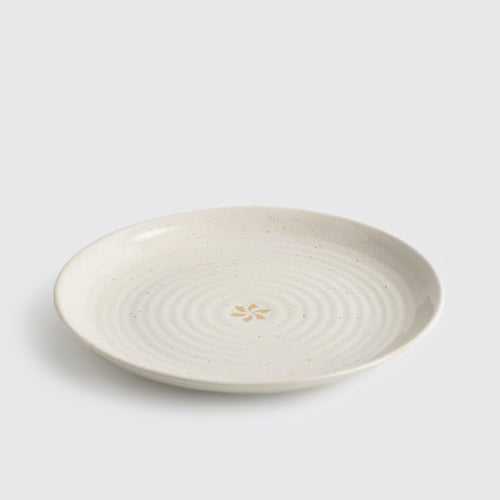 The Ganga Dinner Plate <span><br> Beige </span>