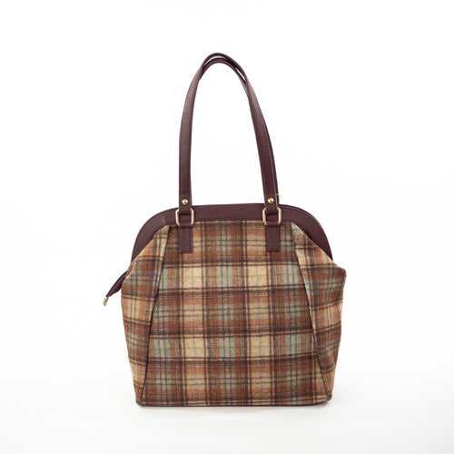 Chocolate Blue Checks | Scottish Tartan Bags