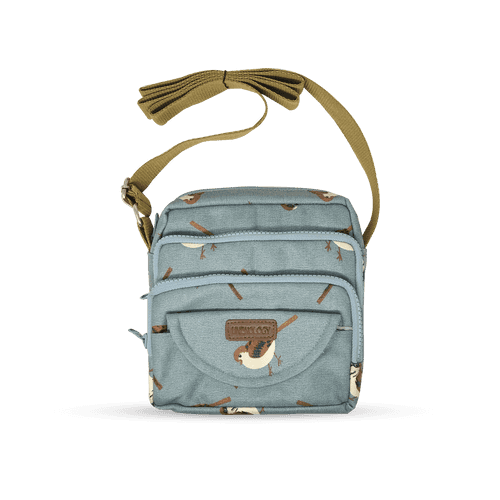 Meiji's Sling Bag - Sparrows - Cameo Blue