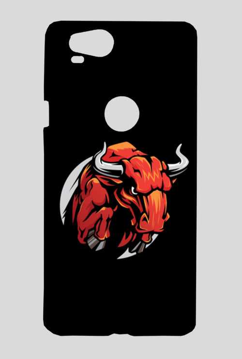 Bull Mascot Google Pixel 2 Cases