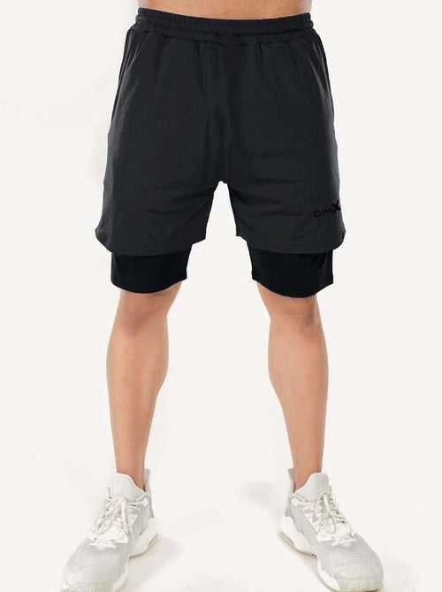GymX 2 in 1 Grey shorts - Sale