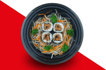 Spicy Shiitake Maki (4pcs)