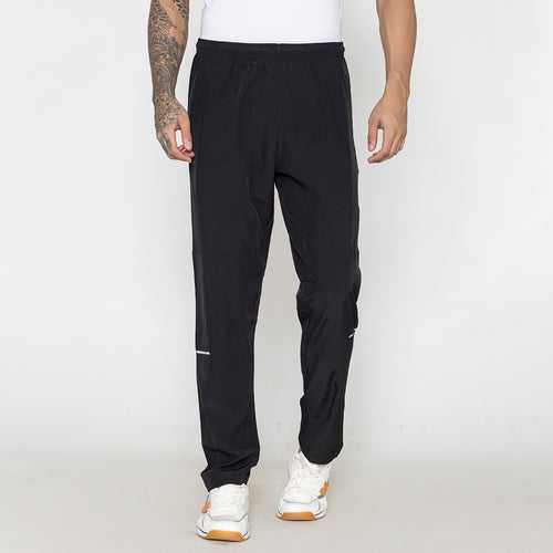 Men's Solid Trackpant- Black